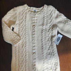 Old Navy Cream Cable-Knit Sweater Bunting